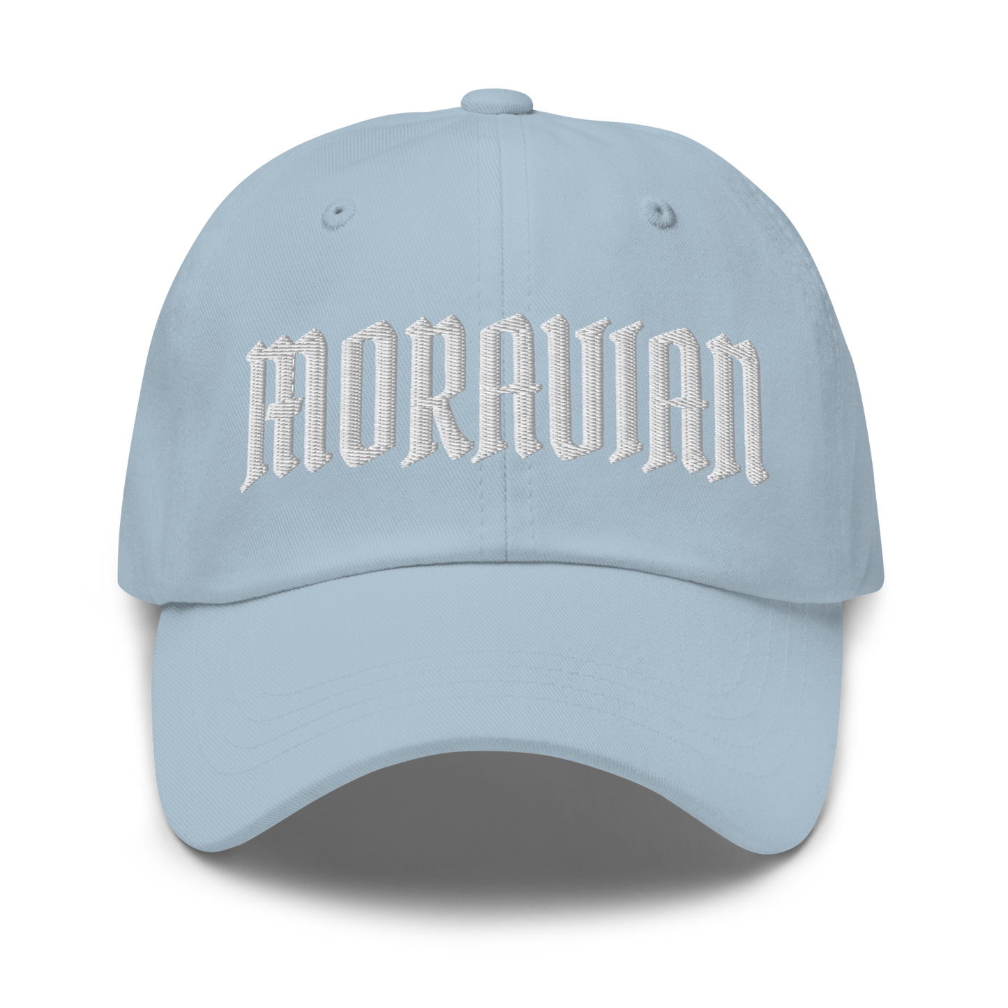 Moravian Dad Hat (White Embroidered Logo)