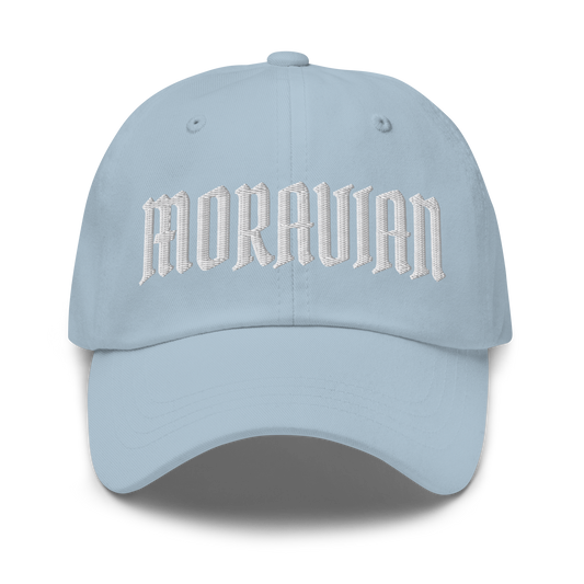 Moravian Dad Hat (White Embroidered Logo)