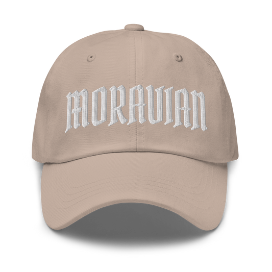 Moravian Dad Hat (White Embroidered Logo)